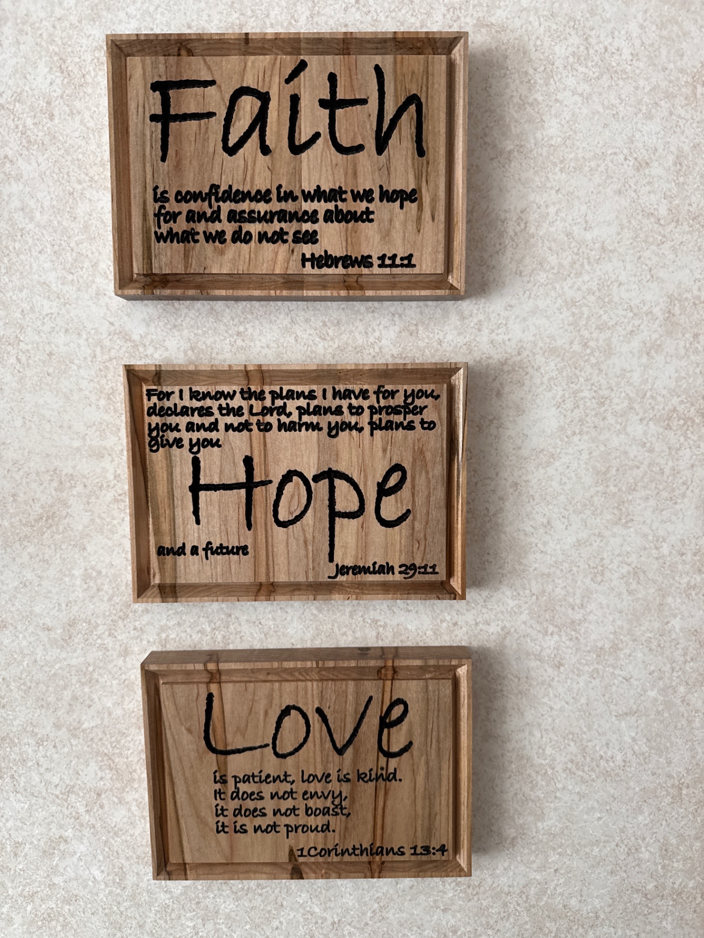 Scripture Plaque